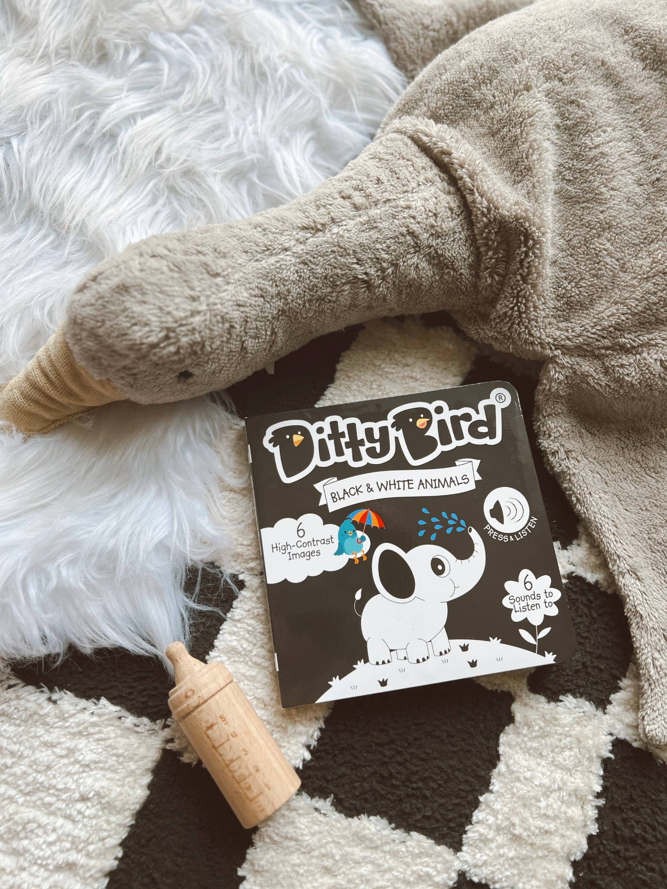 Ditty Bird | Black and White Sound Book