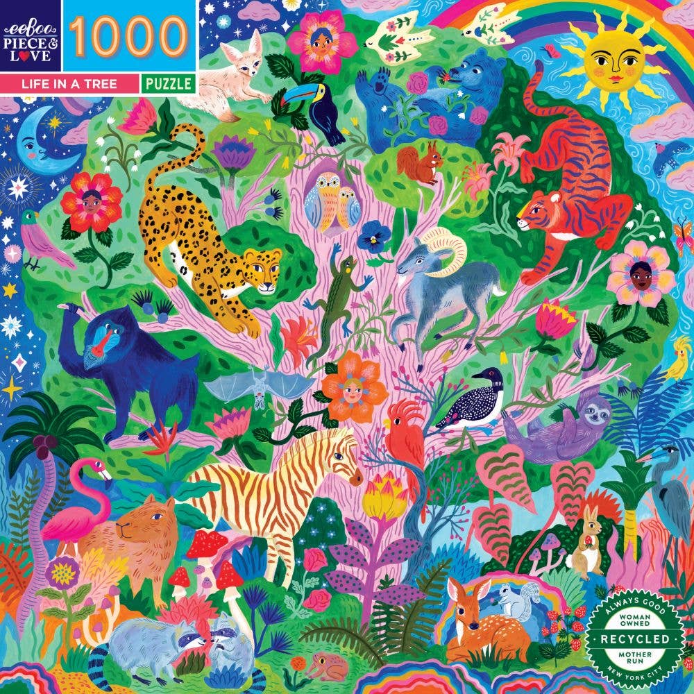 EeBoo Puzzle | Life in a Tree 1000 Pc