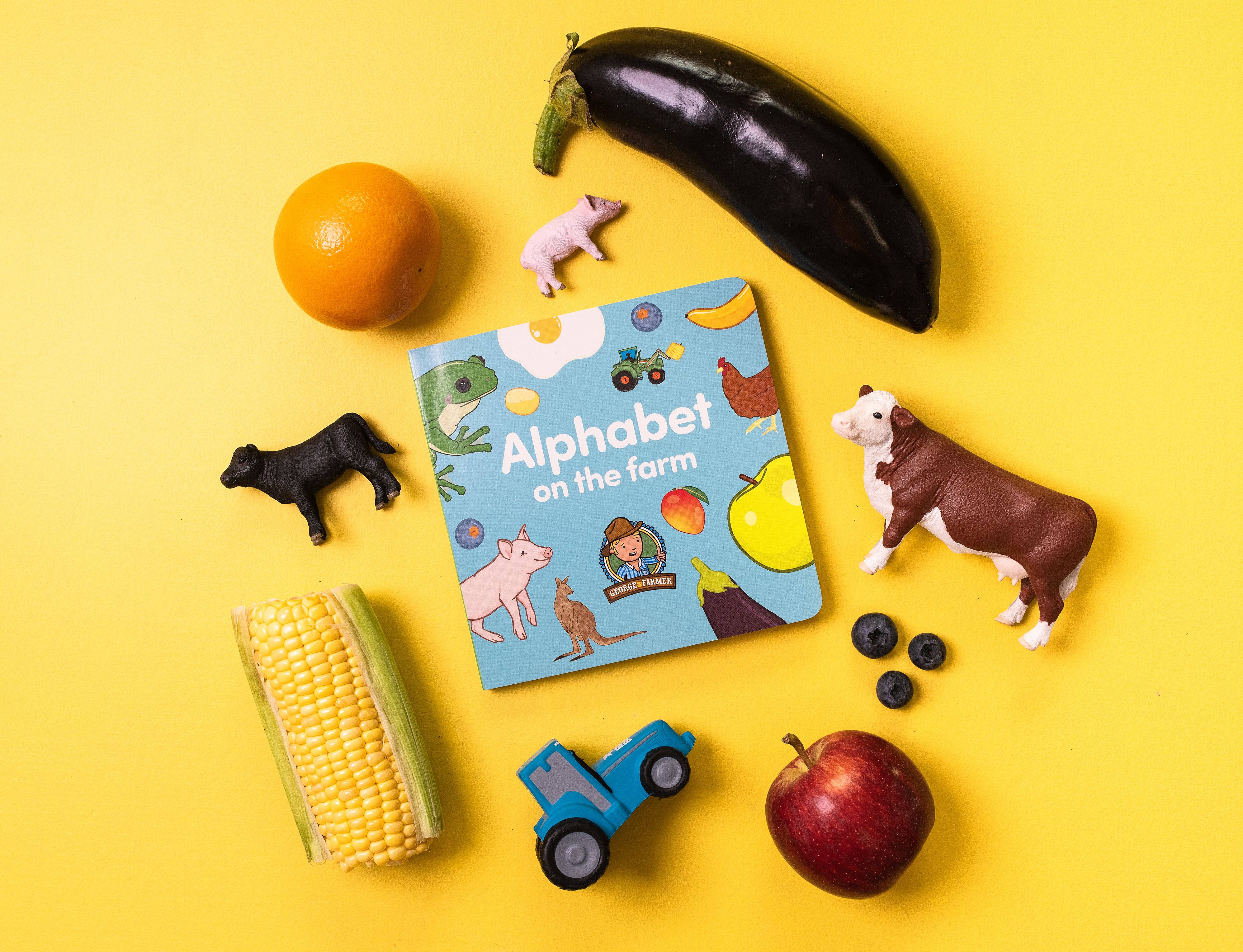 Alphabet on the Farm Board Book