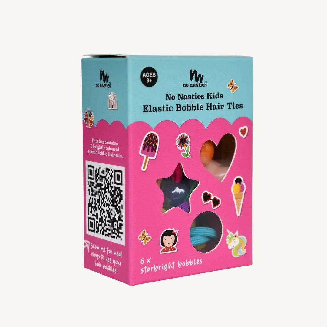 No Nasties Kids | Starbright Bobbles Elastics Set