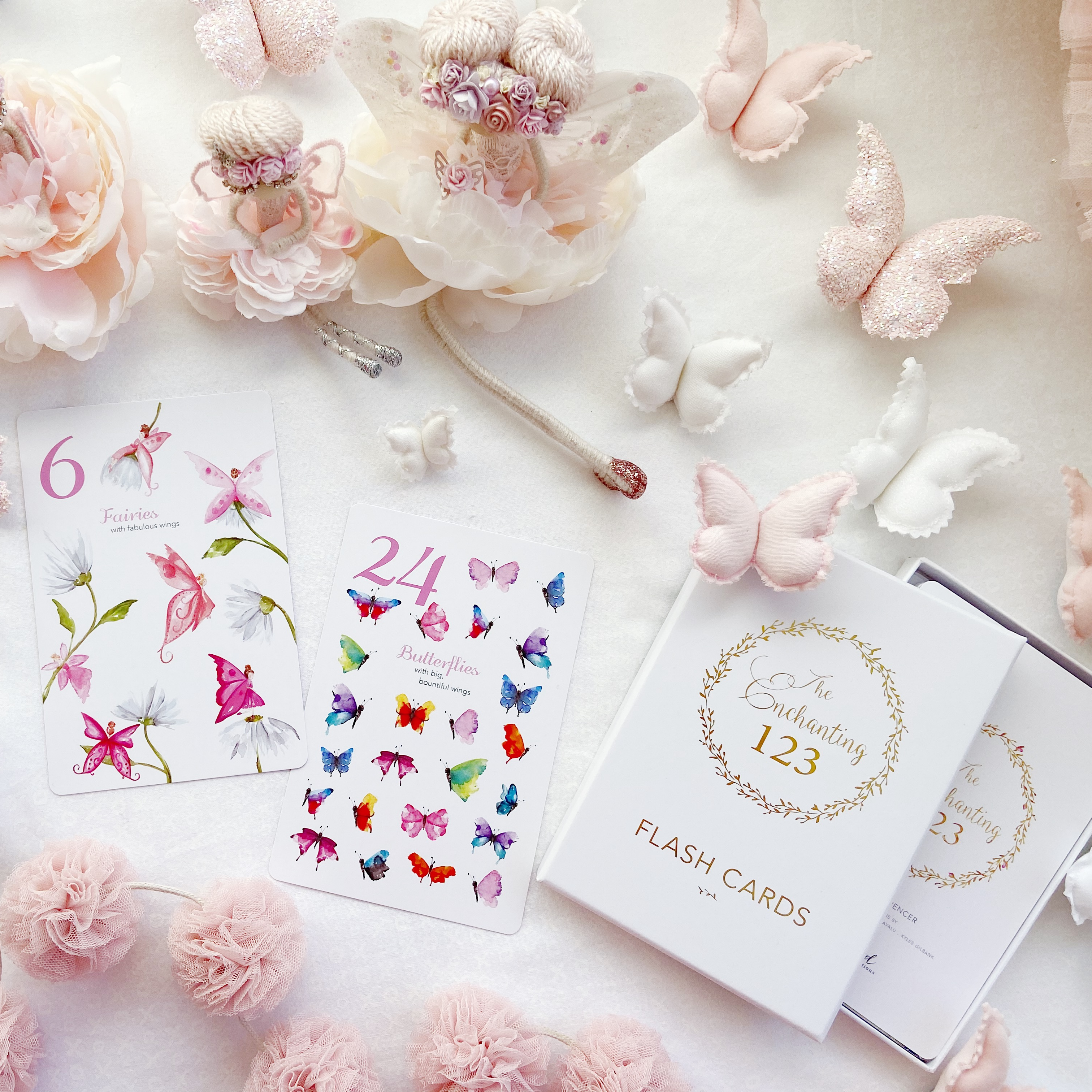 Adored Illustrations | The Enchanting 123 Flash Cards