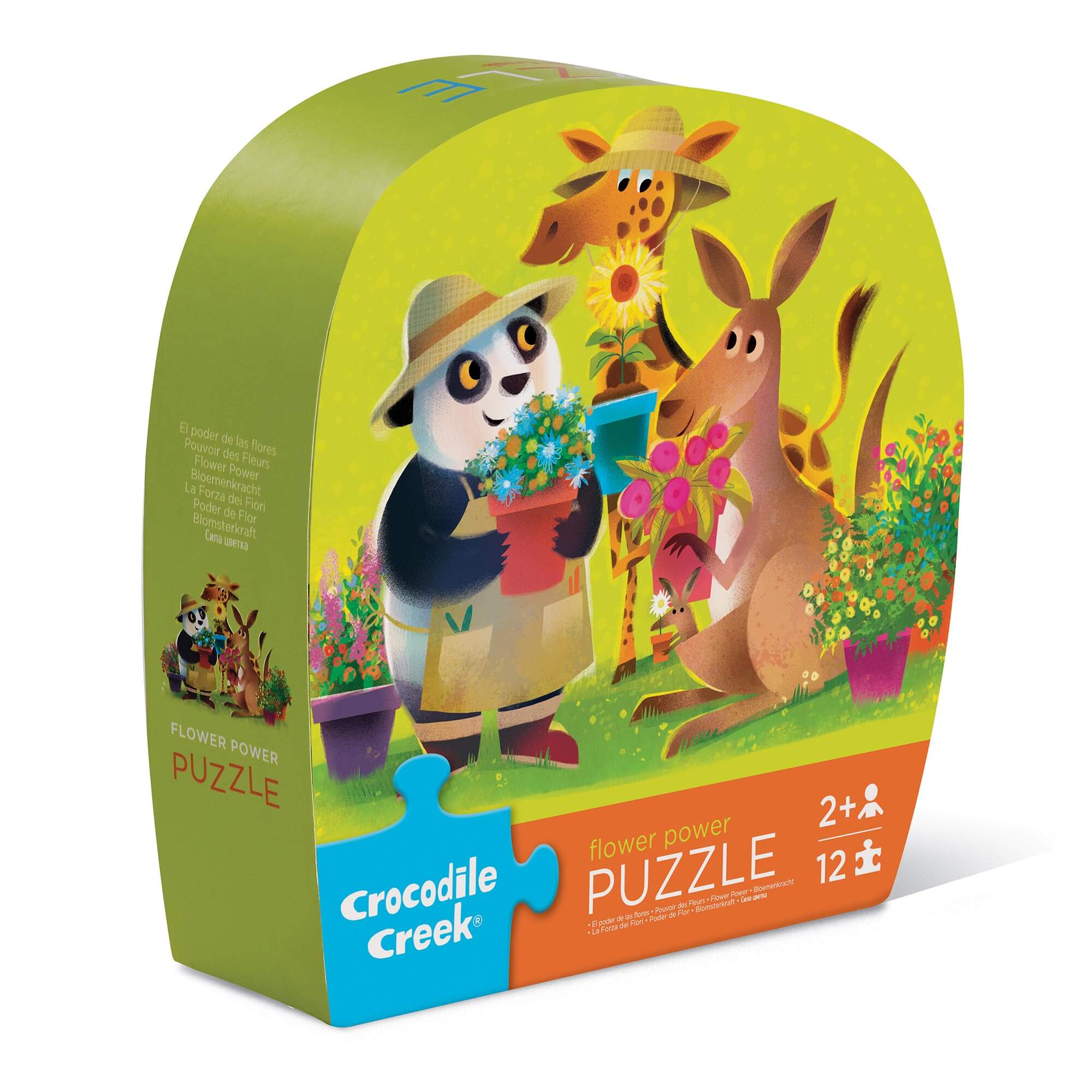 Crocodile Creek Mini Puzzle Flower Power 12pc