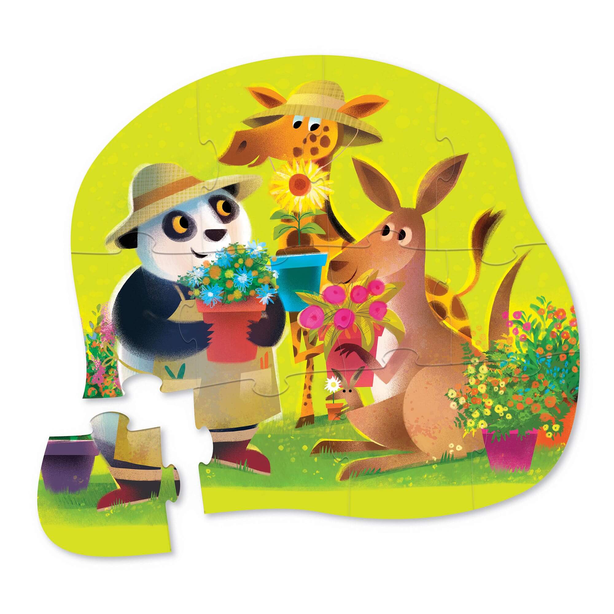 Crocodile Creek Mini Puzzle Flower Power 12pc