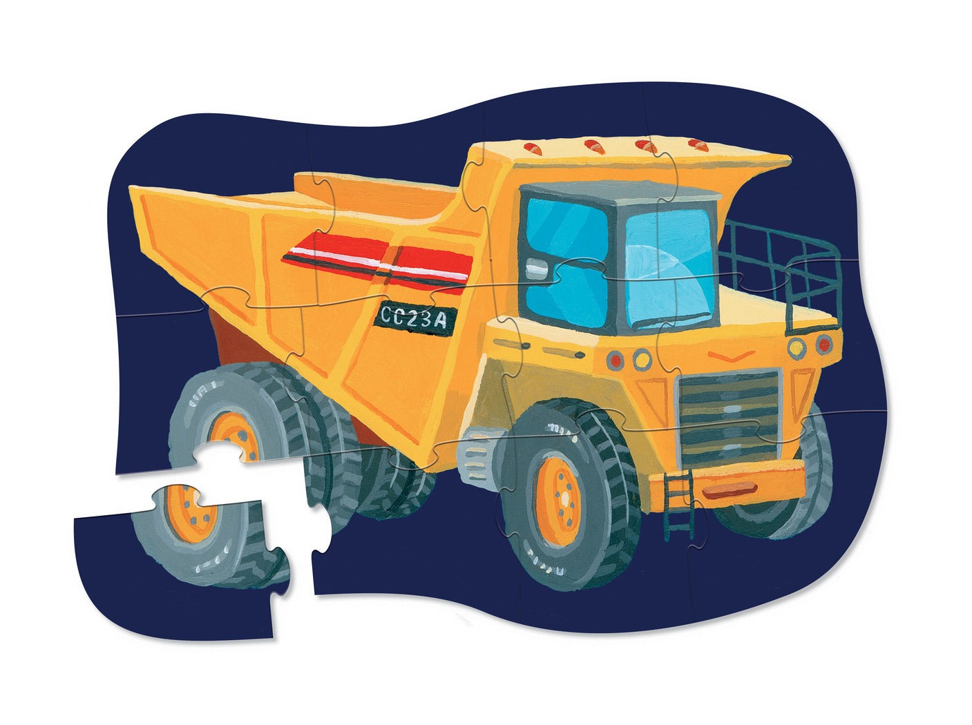 Crocodile Creek Mini Puzzle Construction 12 piece