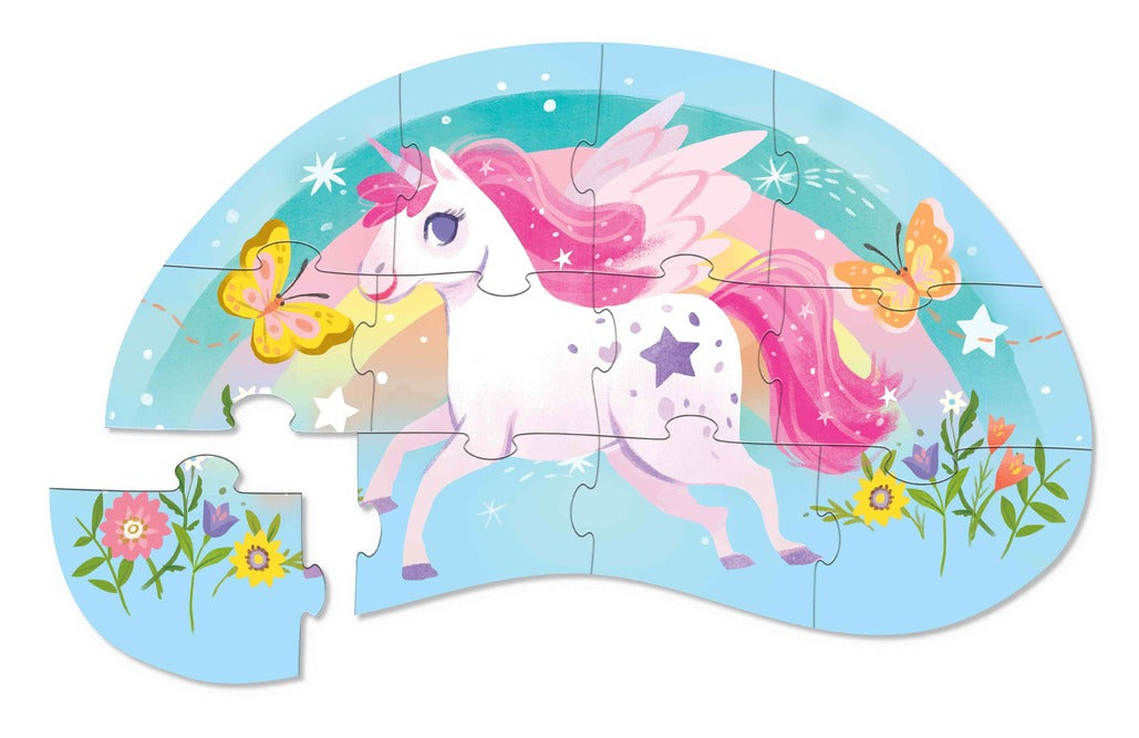 Crocodile Creek Mini Puzzle Sweet Unicorn 12pc