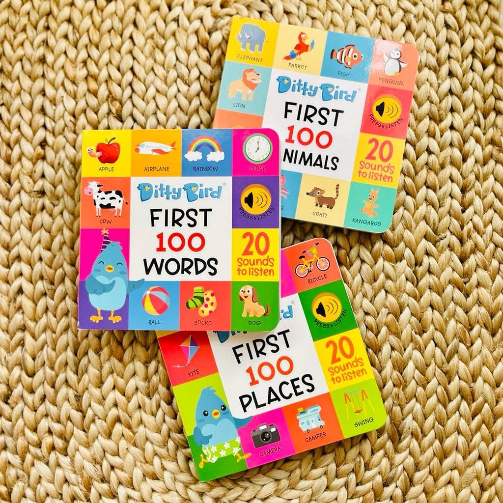 Ditty Bird | Baby Sound Vocabulary Book | First 100 Places