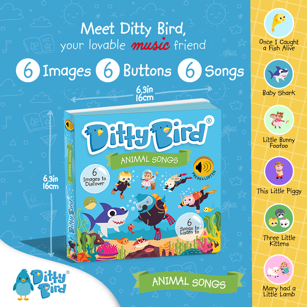 Ditty Bird | Animal songs incl.Baby Shark
