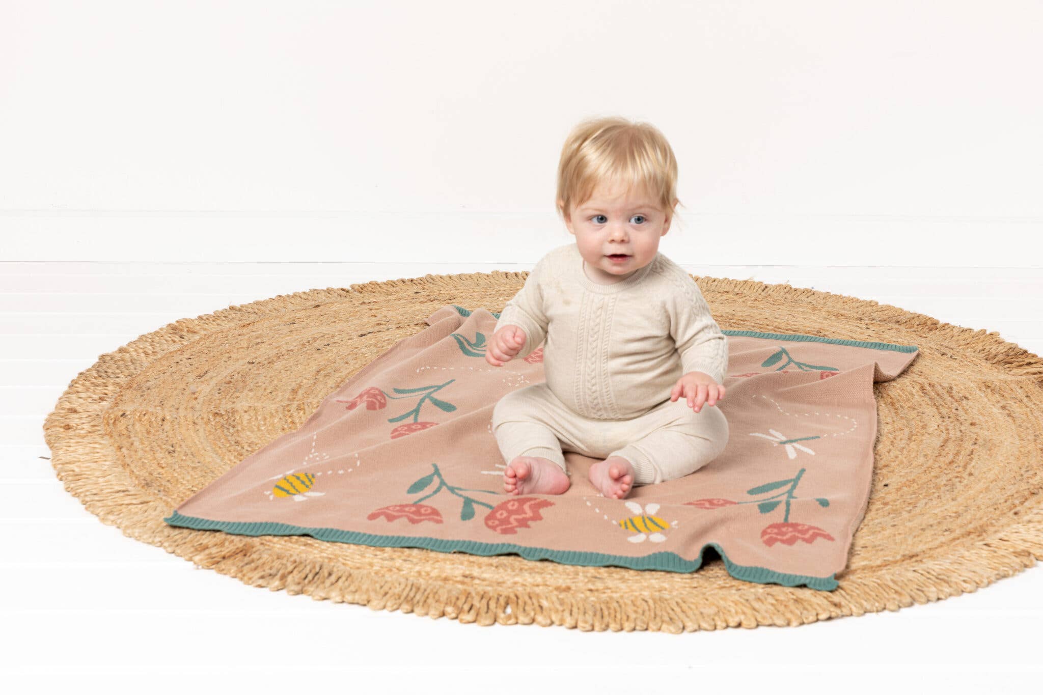 Indus Design | Drew Dragonfly Baby Blanket