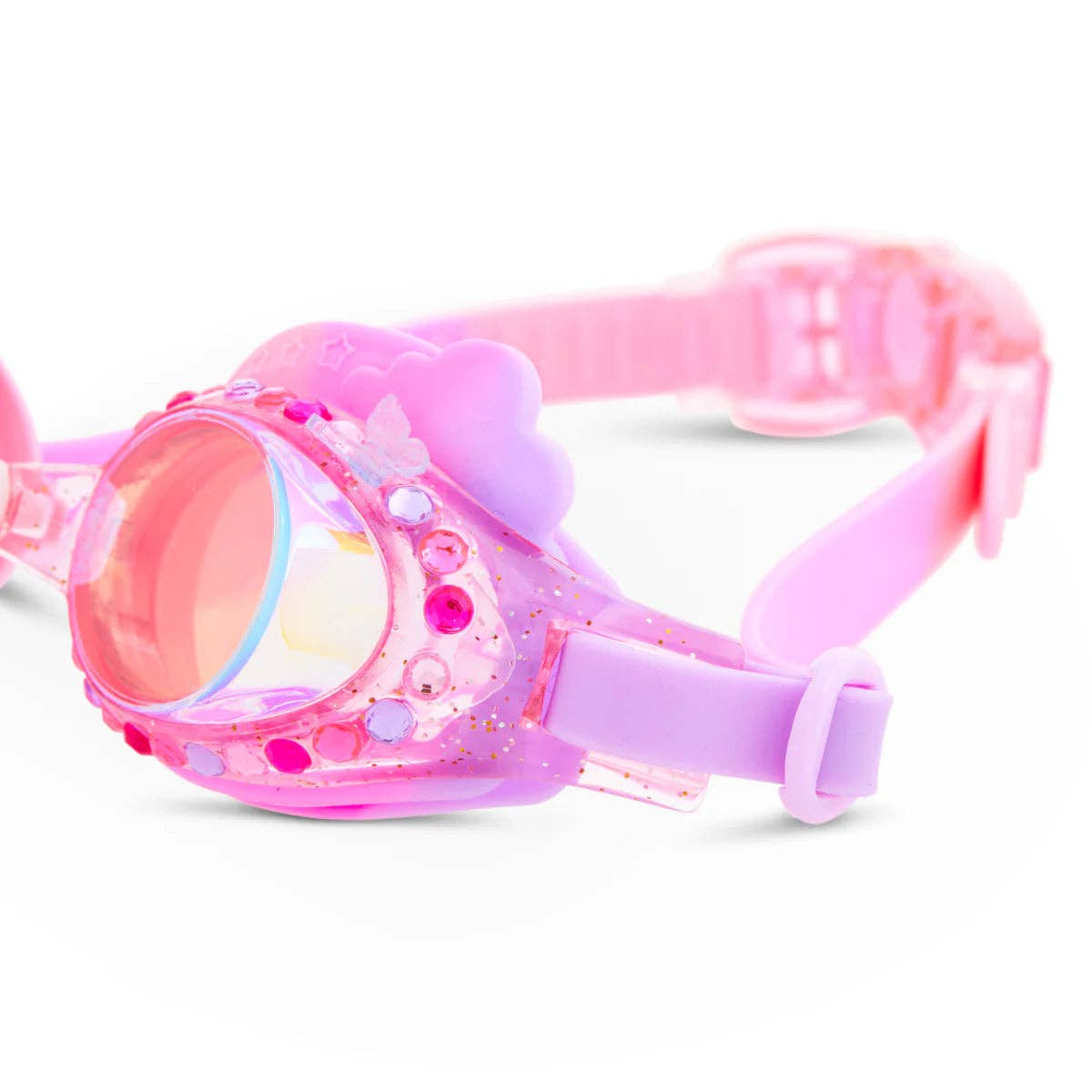 SAL+BE | Rainbow Floating Fuschia Swim Goggles
