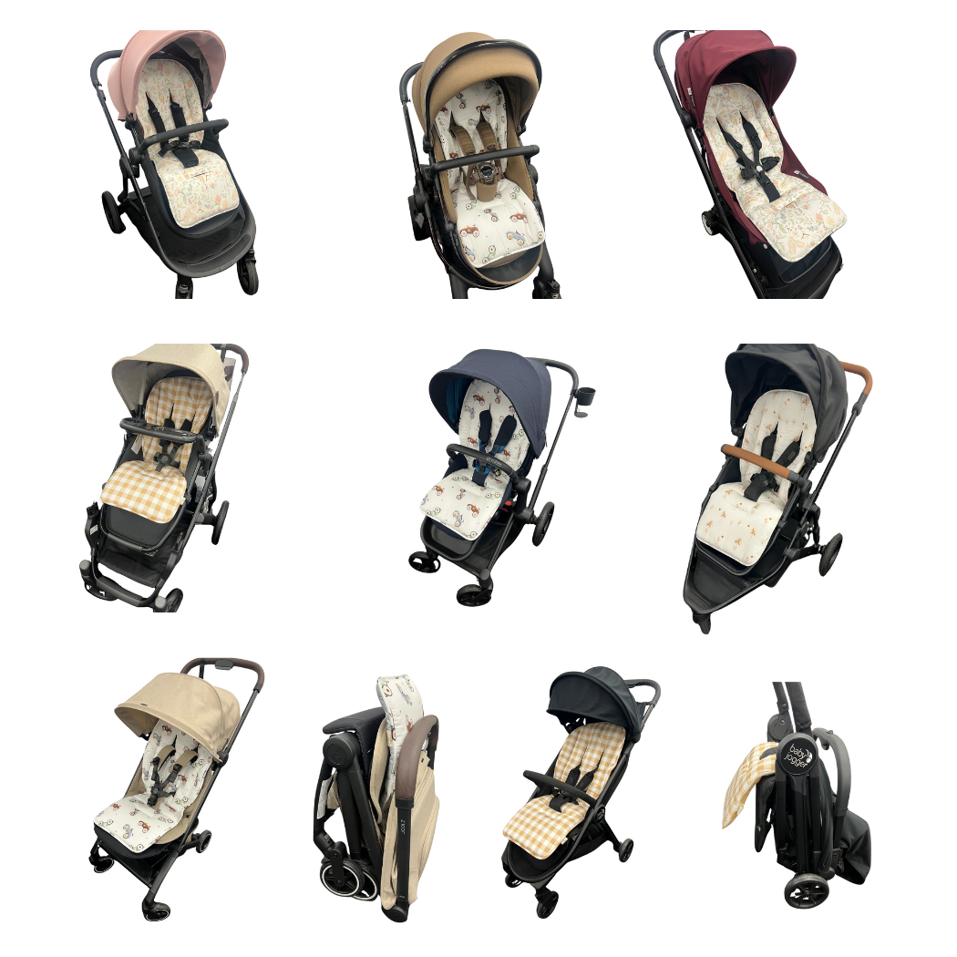 Cuddle Bug & Co - Mini & Me Universal Pram Liner Patchwork Farm