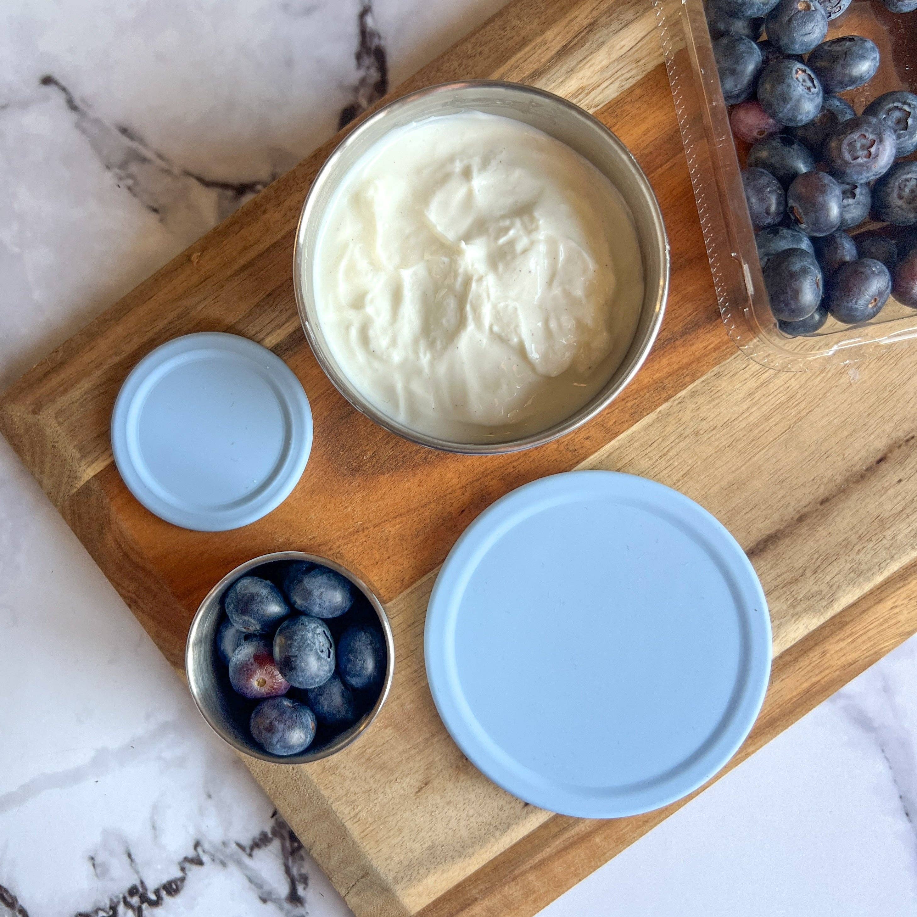 Ecococoon | Stainless Steel Snack Pots | Limoncello