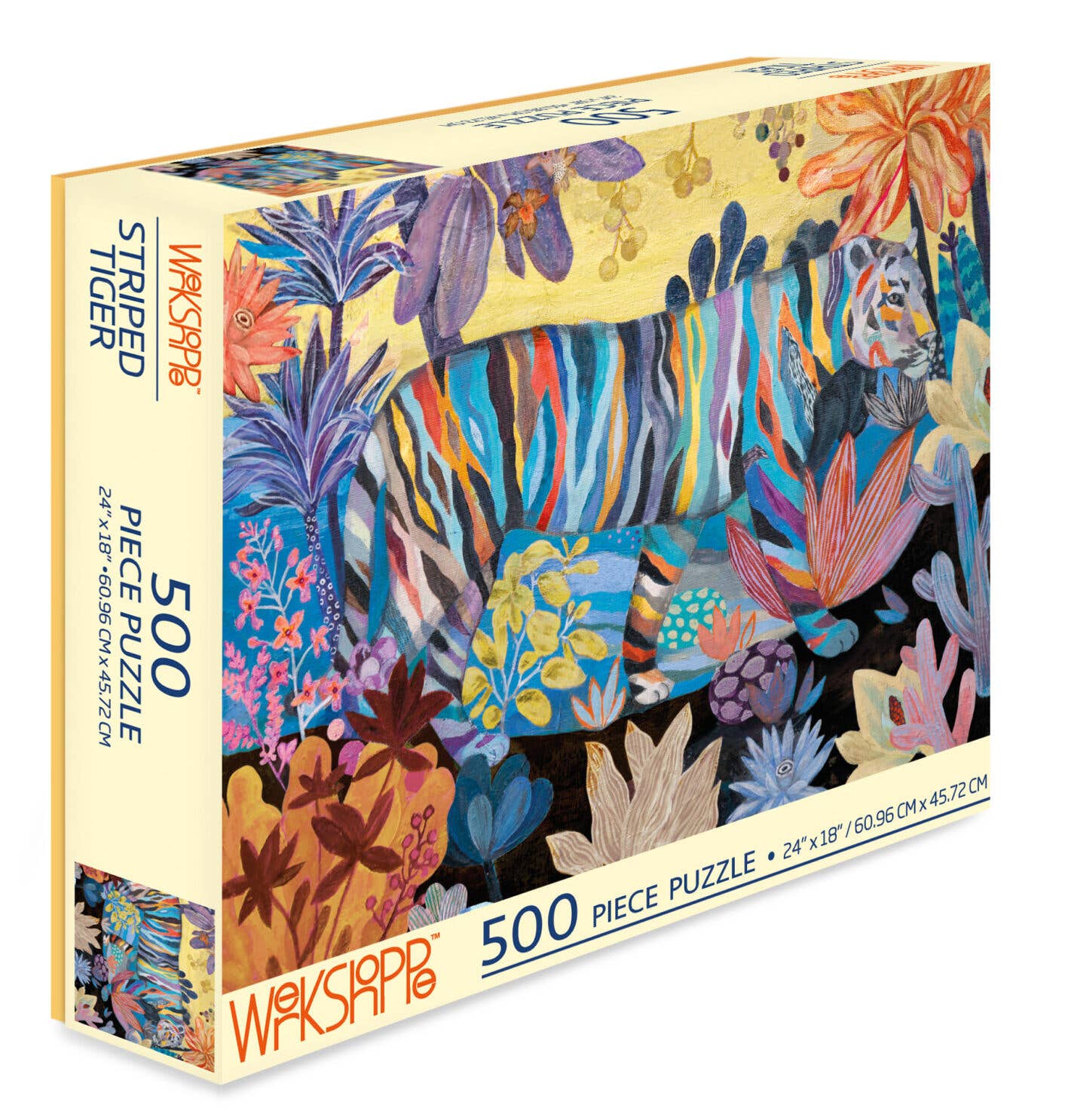 WerkShoppe Puzzle | Striped Tiger 500 Pc