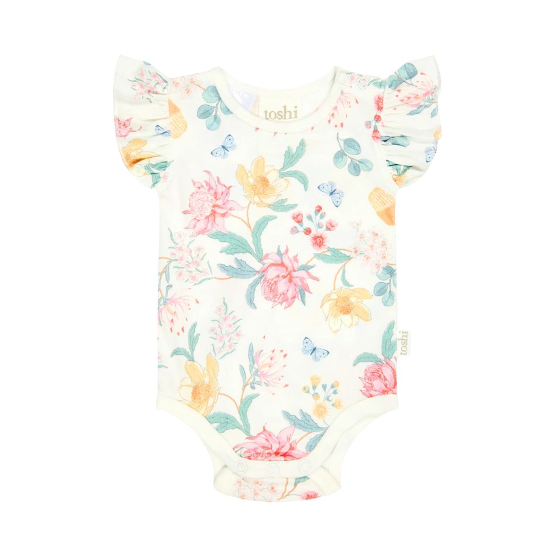 Toshi | Onesie S/S Matilda | Waratah Dawn