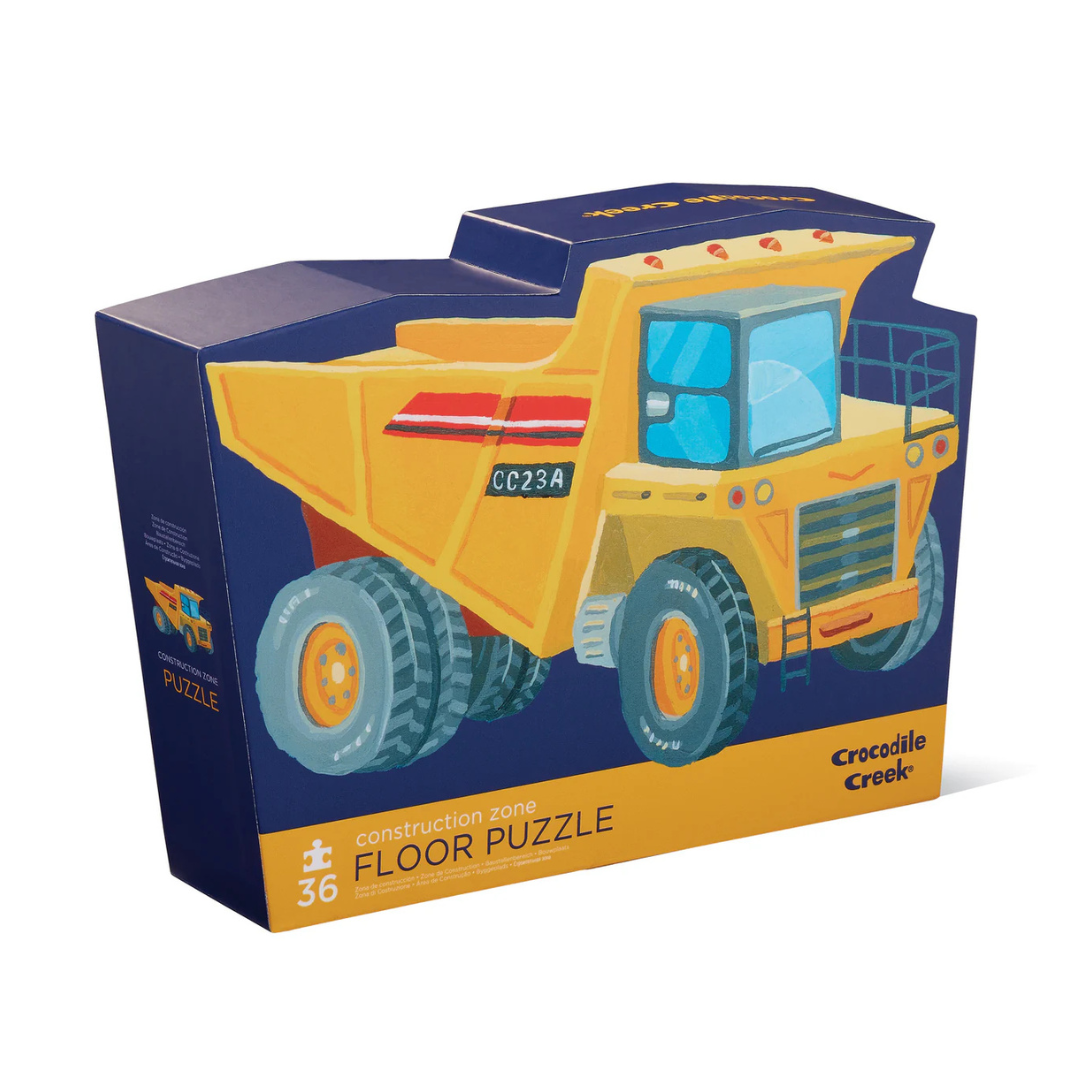 Crocodile Creek Classic Floor Puzzle Construction Zone 36pc