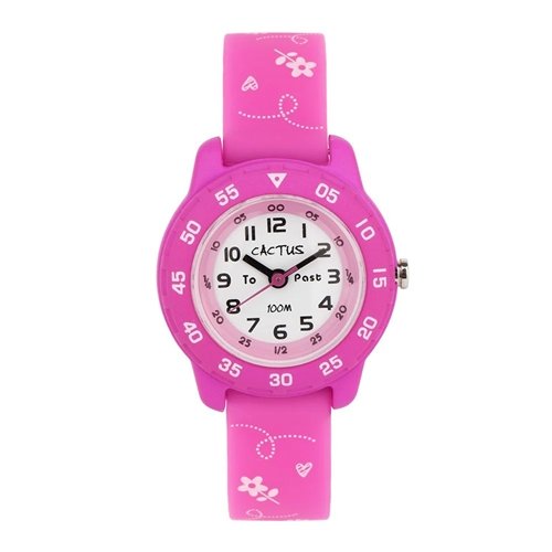 Cactus Watch | 'Junior' Pink Flower Time Teacher