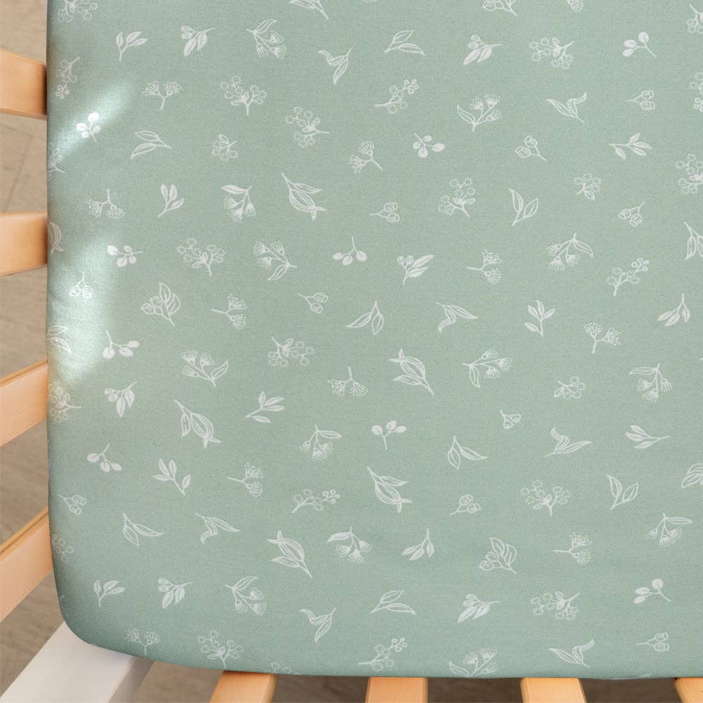 Living Textiles - 2 Pack Organic Cot Fitted Sheet - Australiana
