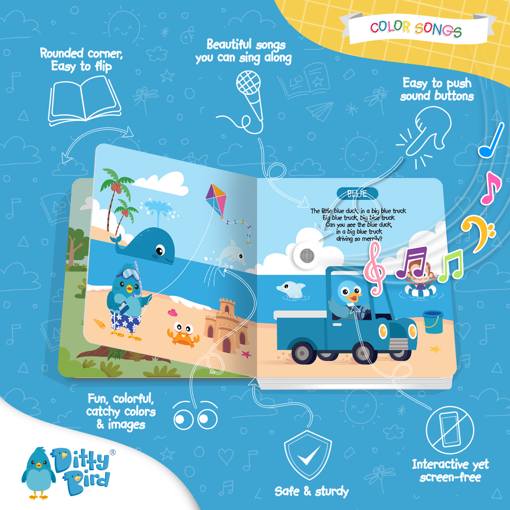 Ditty Bird | Sound Book | Color Songs
