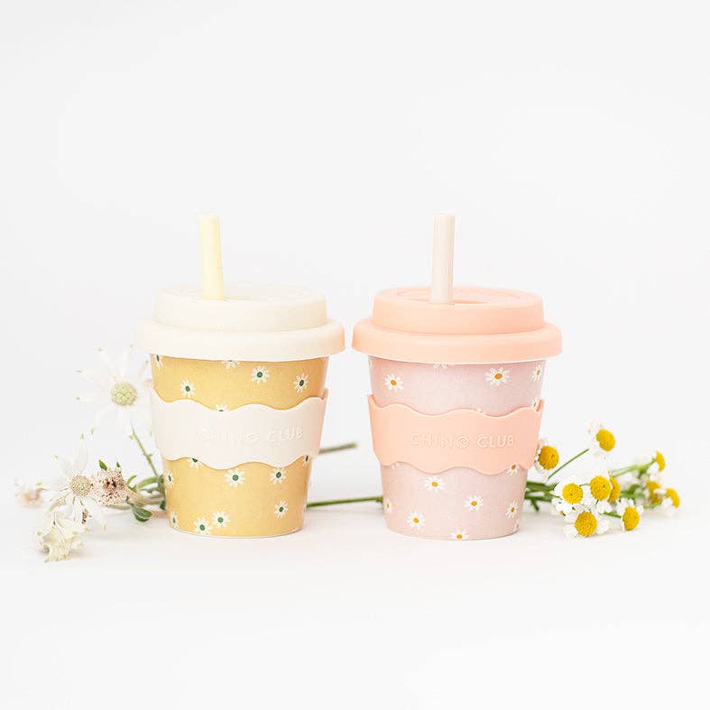 Chino Club - Pink Daisy Babychino Cup 4oz