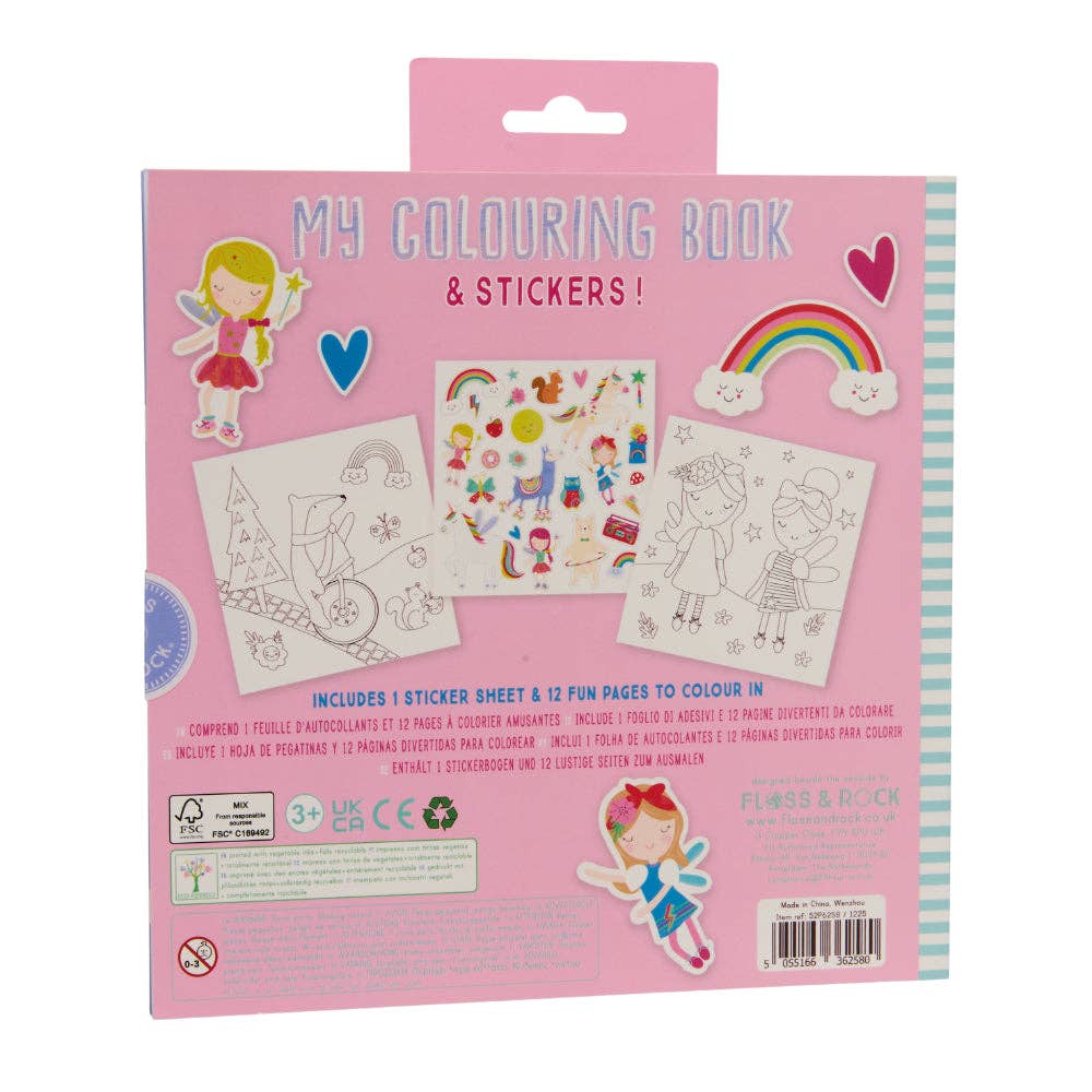 Floss & Rock My Colouring Book | Rainbow Fairy