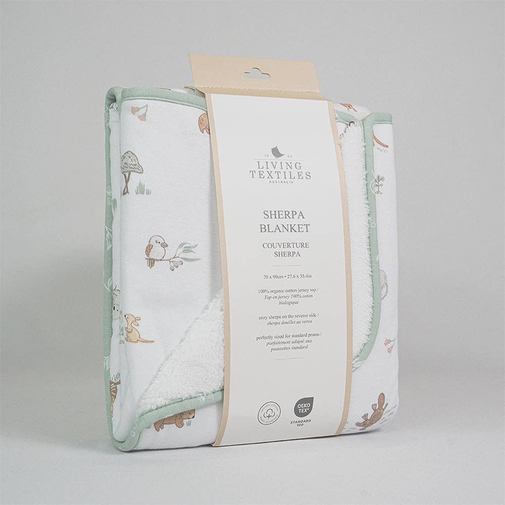 Living Textiles - Sherpa Blanket - Australiana