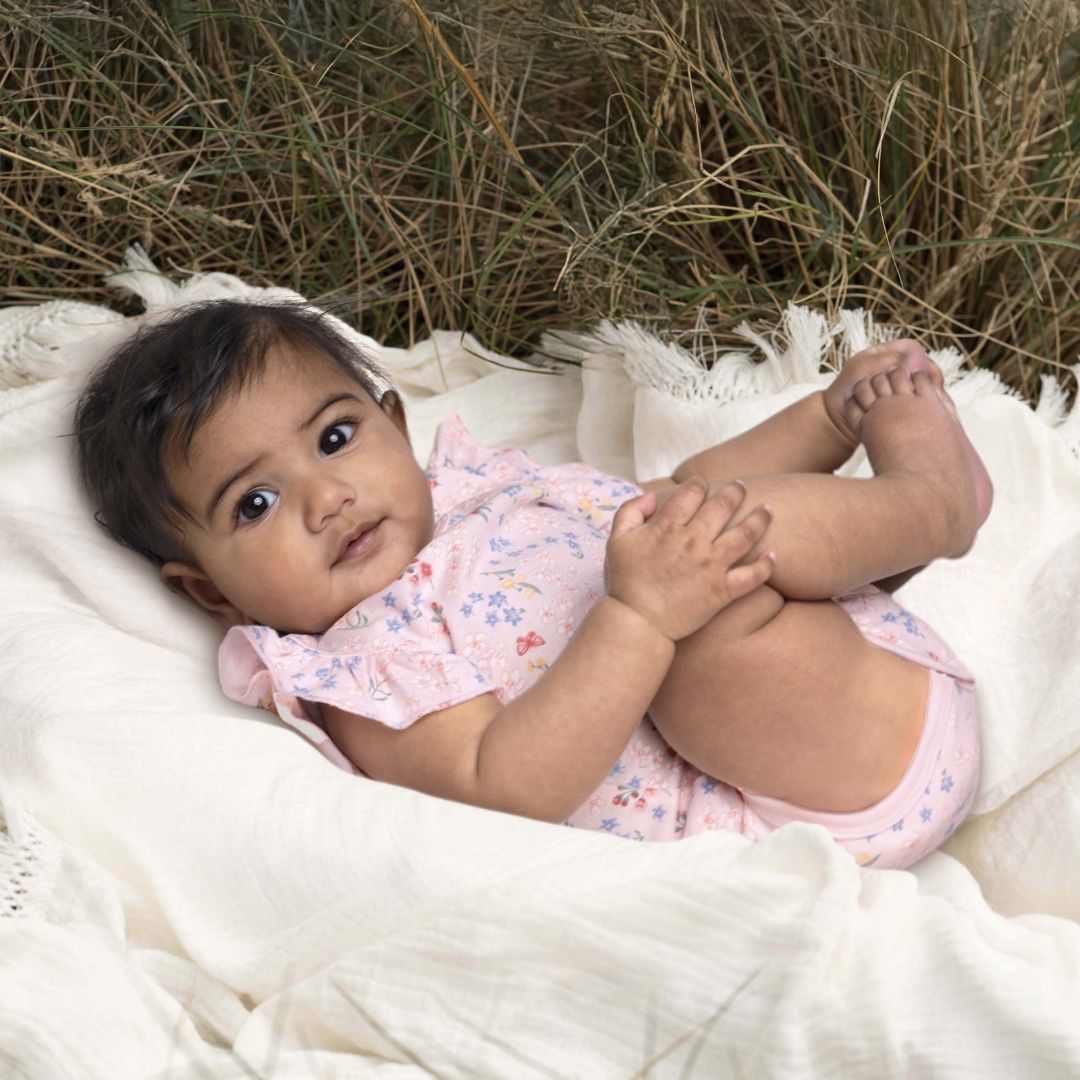 Toshi | Onesie S/S Matilda | Acacia Blossom