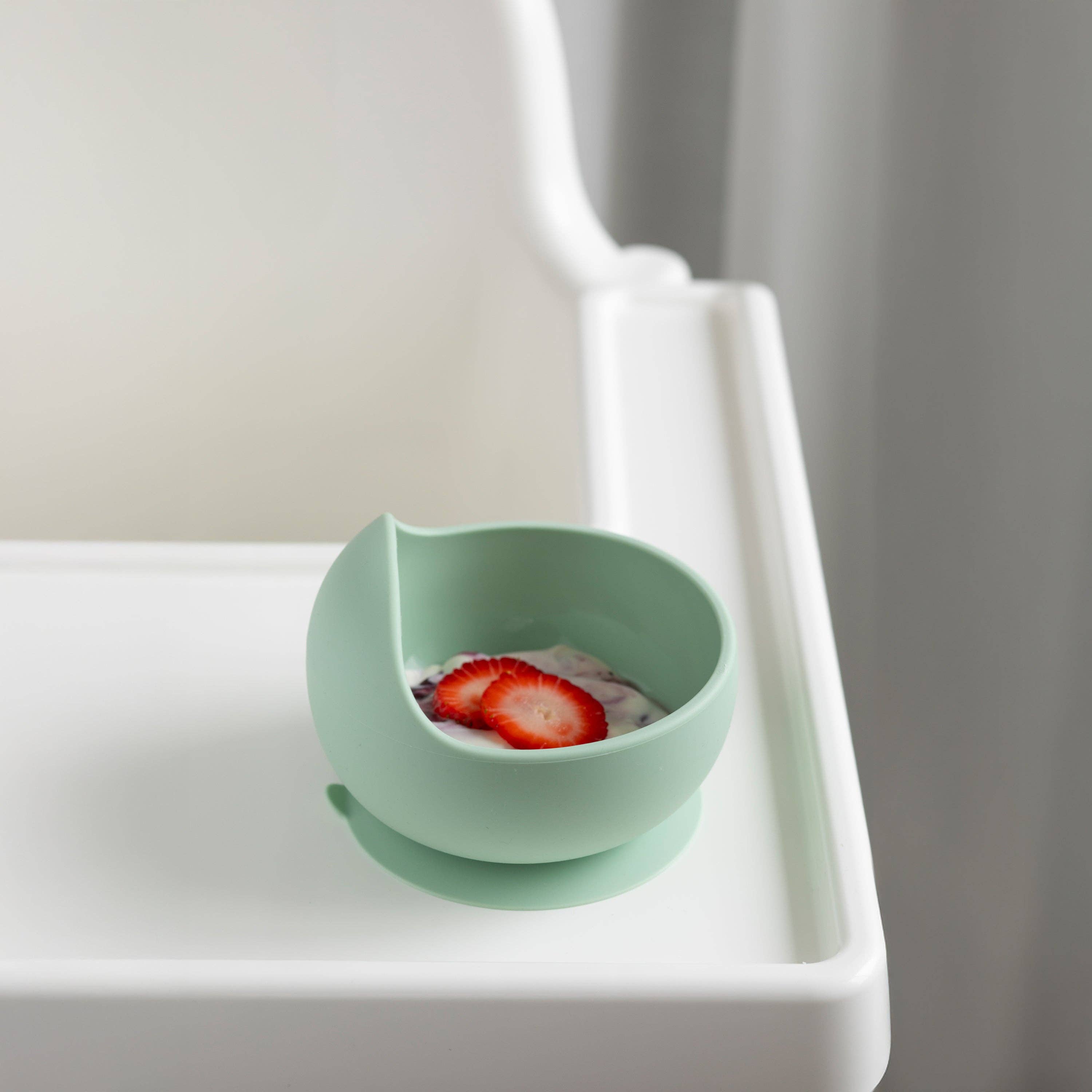 Living Textiles - Silicone Bowl- Light Sage