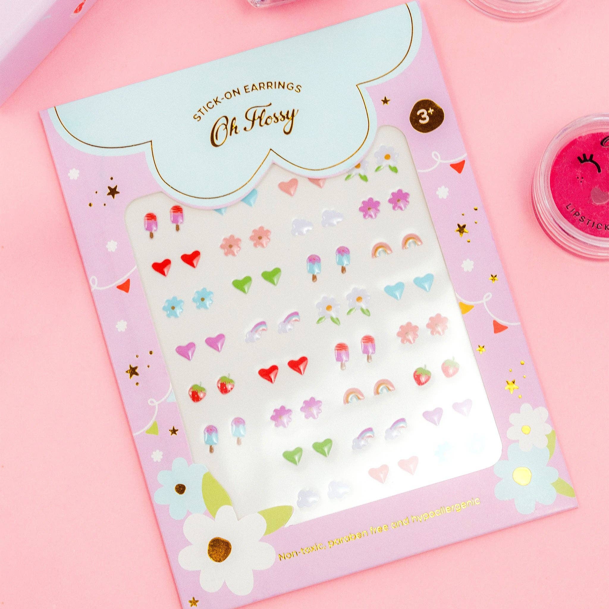 Oh Flossy Oh Flossy Kids Stick-On Earrings