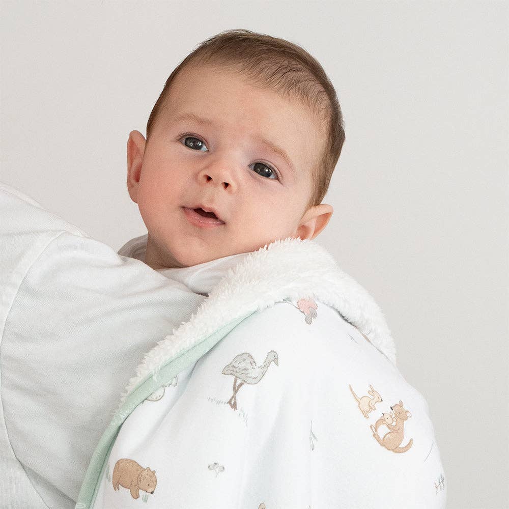 Living Textiles - Sherpa Blanket - Australiana