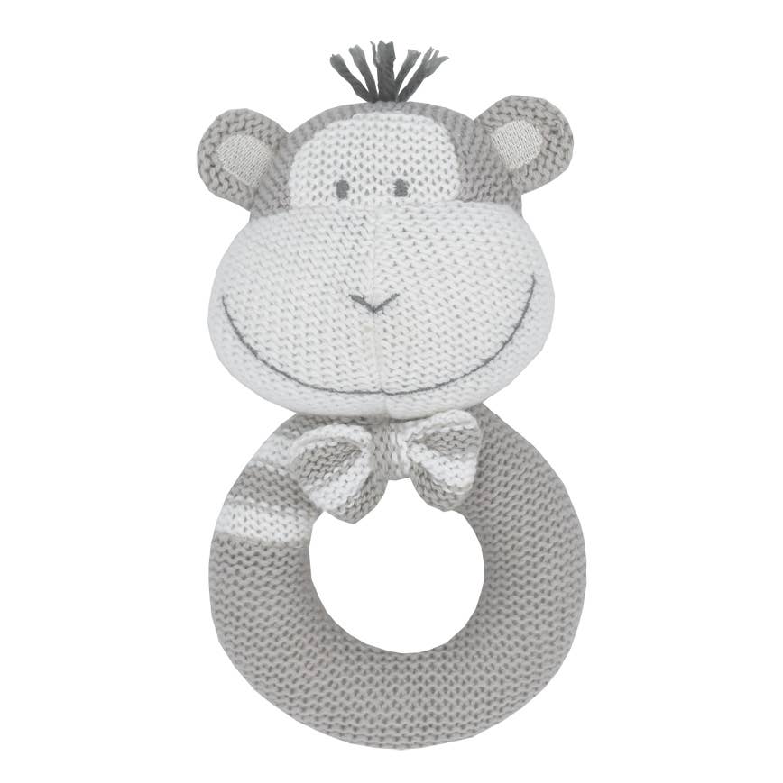 Living Textiles - Max the Monkey Knitted Rattle