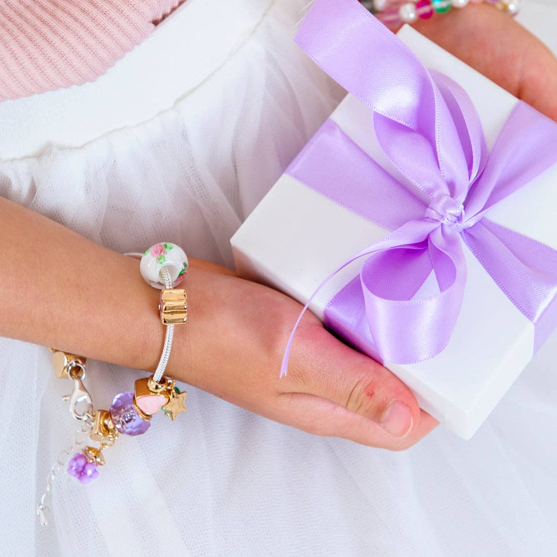 Lauren Hinkley | Petite Fleur Violette Charm Bracelet