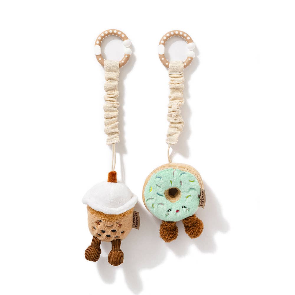 Living Textiles Mini Market Brunch Stroller Toys Boba Tea & Donut
