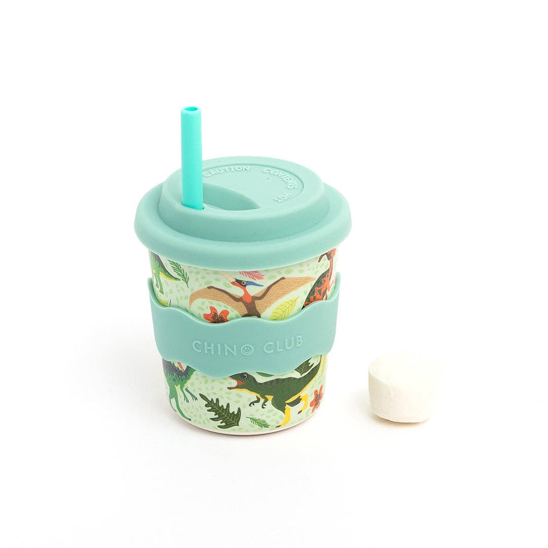 Chino Club | Green Dino Kids Keep Cup 8 oz