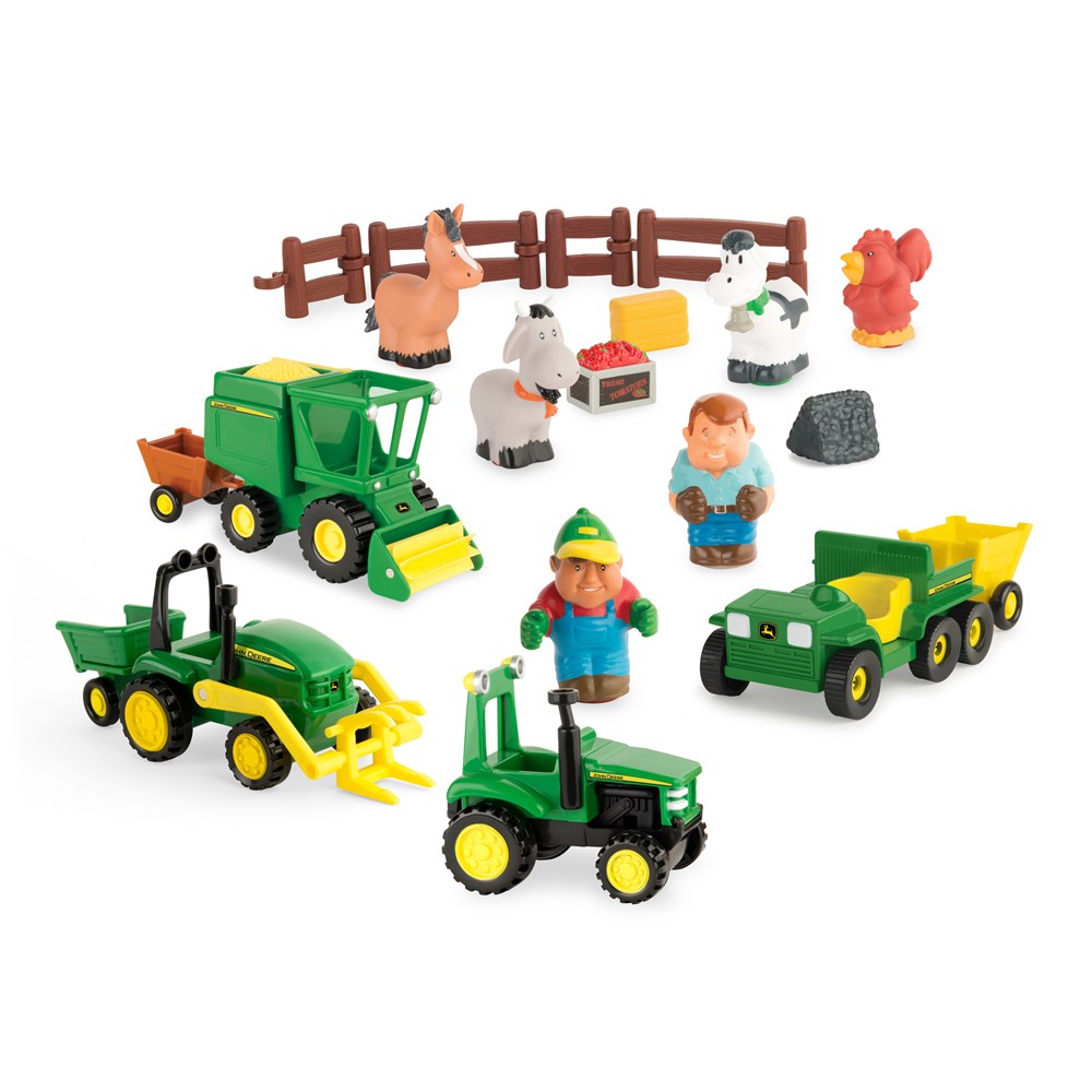 John Deere Fun on the Farm Playset 20pc