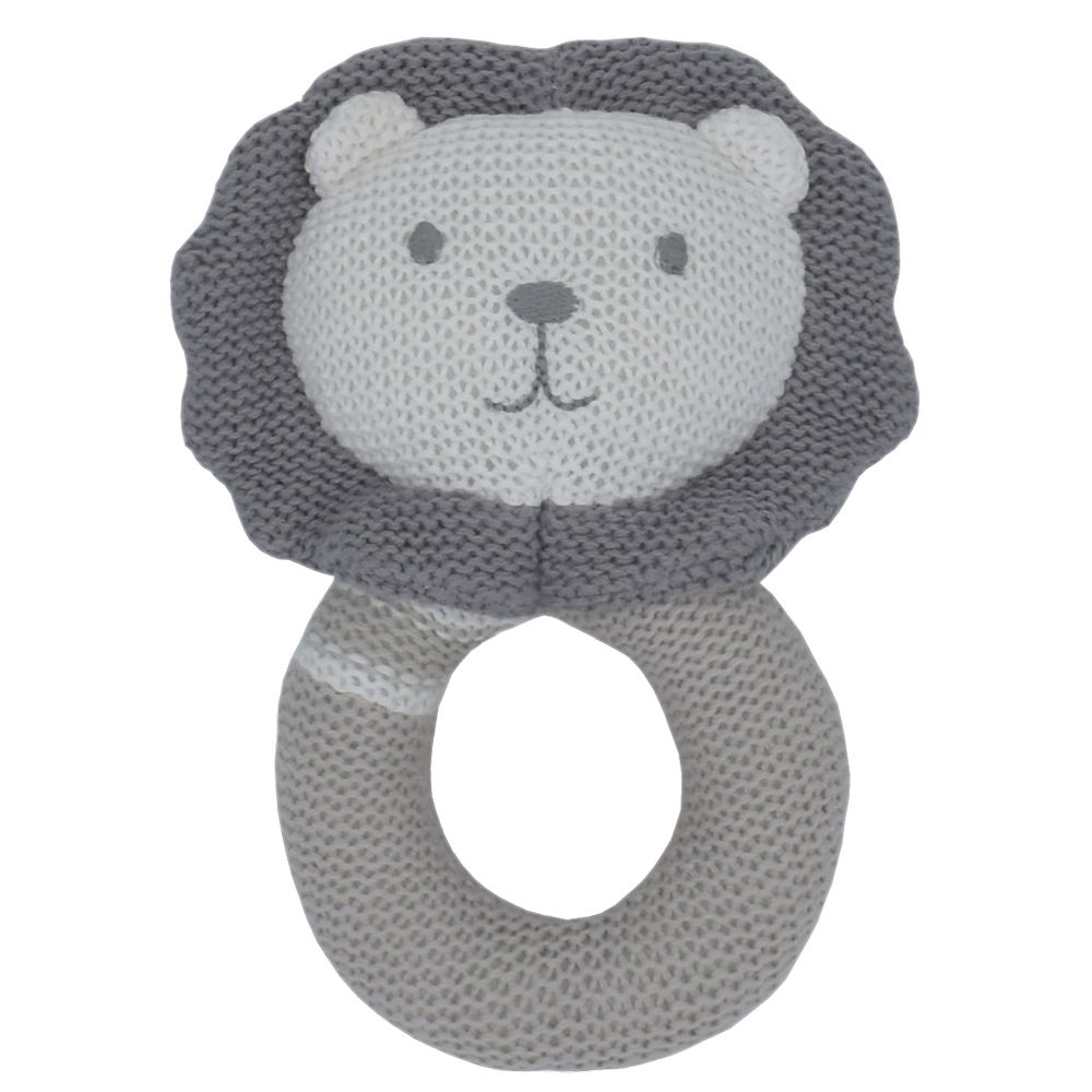 Living Textiles - Austin the Lion Knitted Rattle