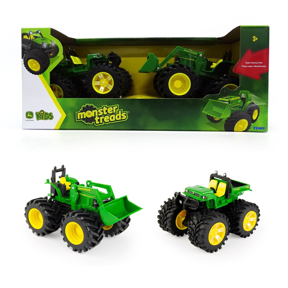 John Deere 12cm Monster Treads 2 Pack