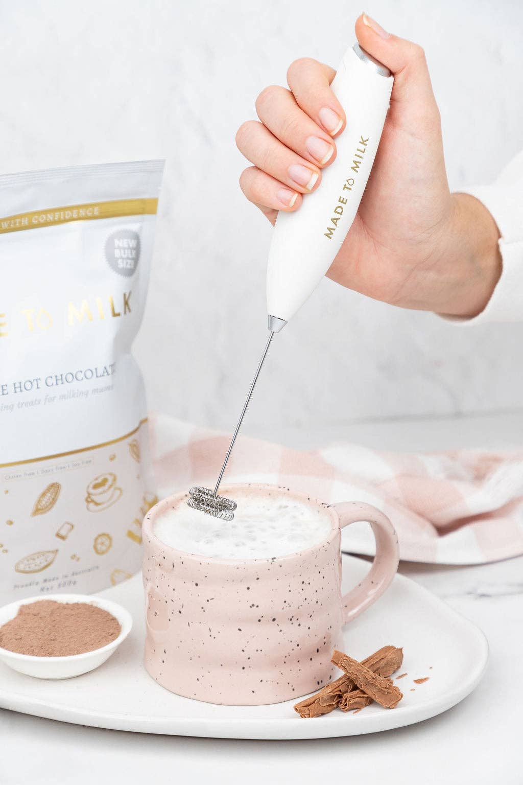 Made to Milk | Handheld Milk Frother + Whisk