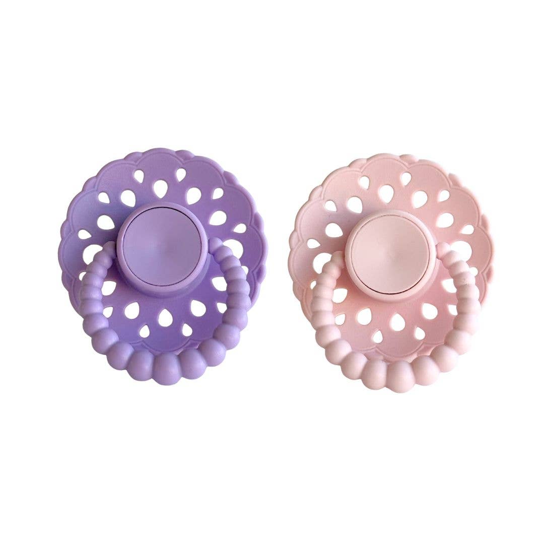 CMC 'Bubble' Dummies Bloom Lavender + Blush: Size 1