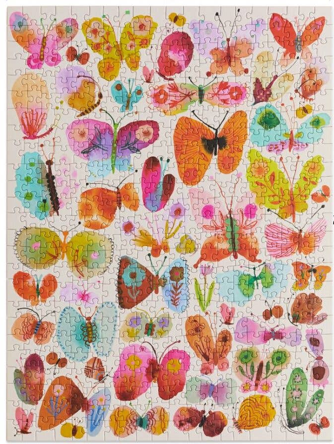 WerkShoppe Puzzle | Belize Butterflies 500 Pc
