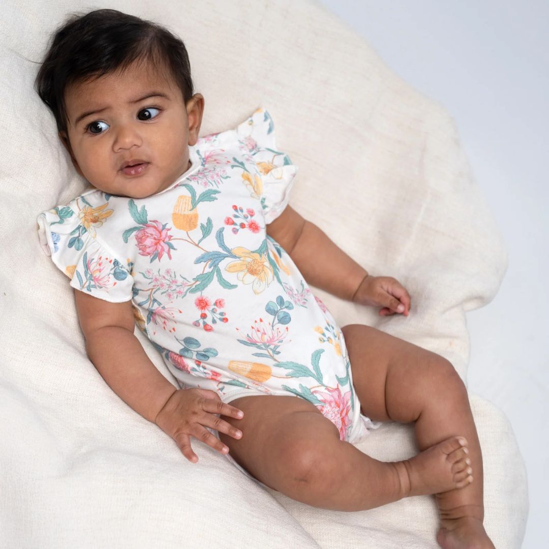 Toshi | Onesie S/S Matilda | Waratah Dawn
