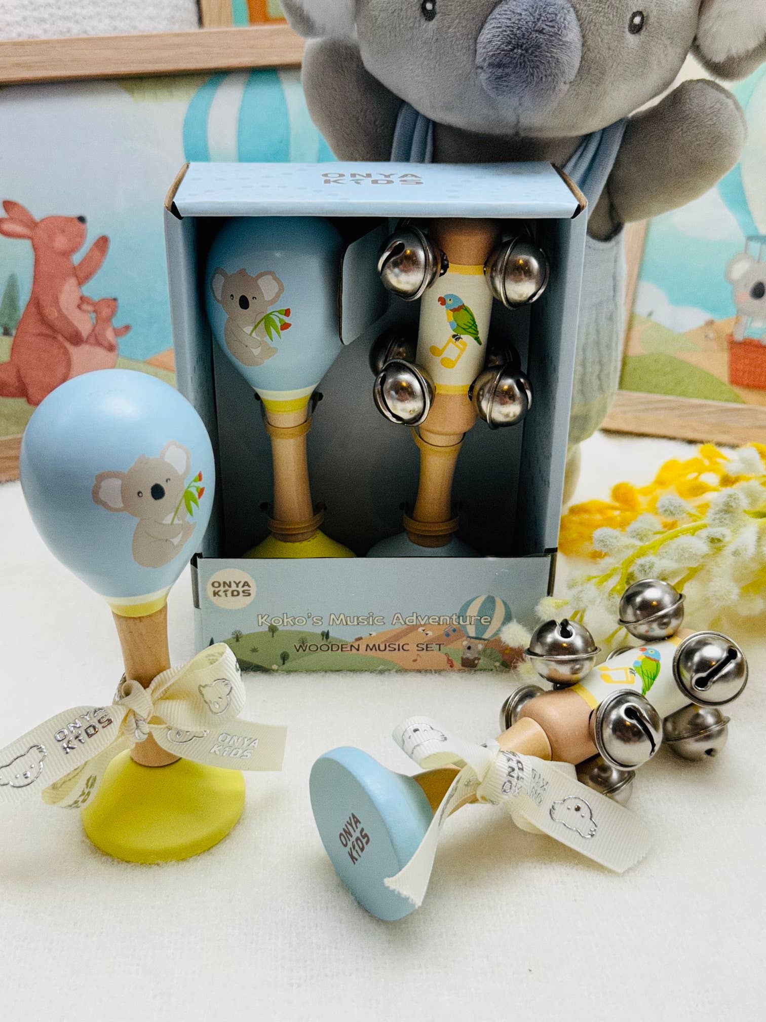 ToysLink KoKo's Music Adventure 2 pcs Set | Rainbow Lorikeet