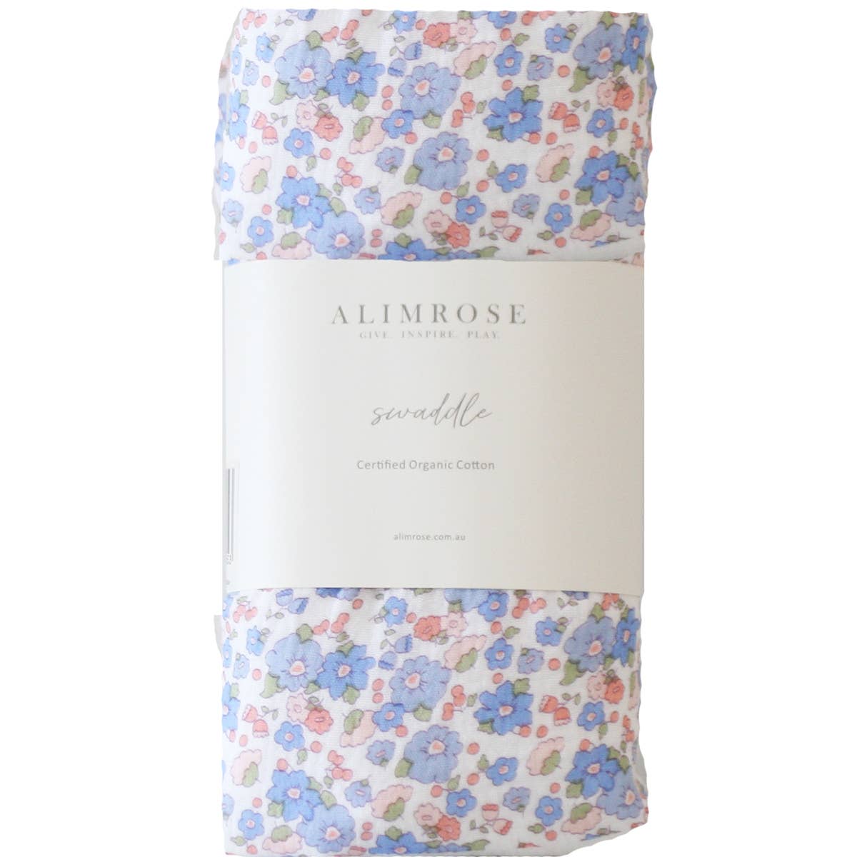 Alimrose Muslin Swaddle | Liberty Blue