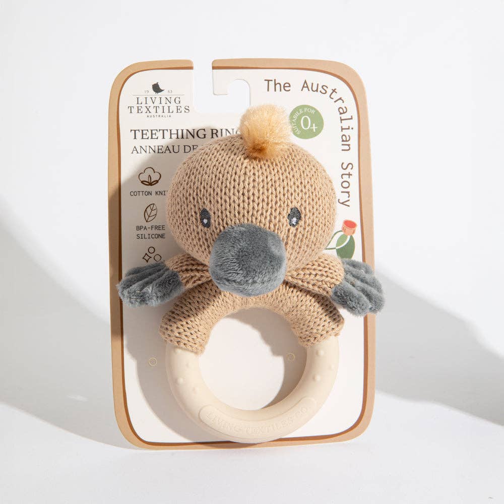 Living Textiles Ring Rattle | Platypus