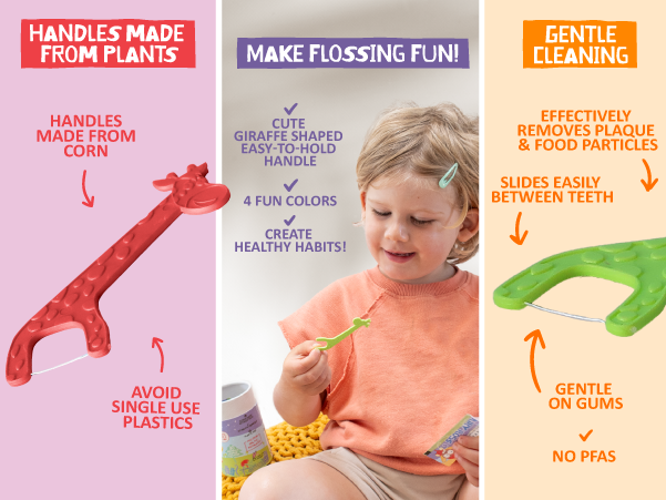 Jack N' Jill | Biodegradable Floss Picks 30pcs