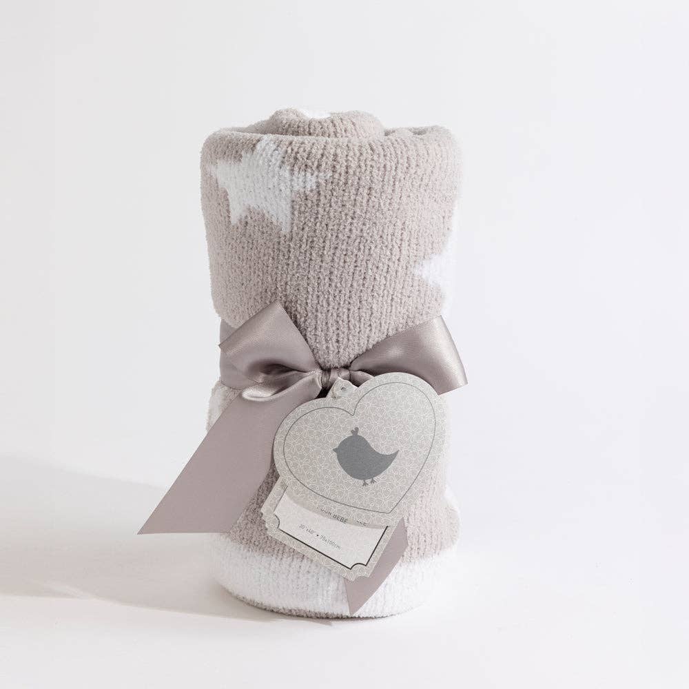 Living Textiles Chenille Blanket | Galaxy/Grey