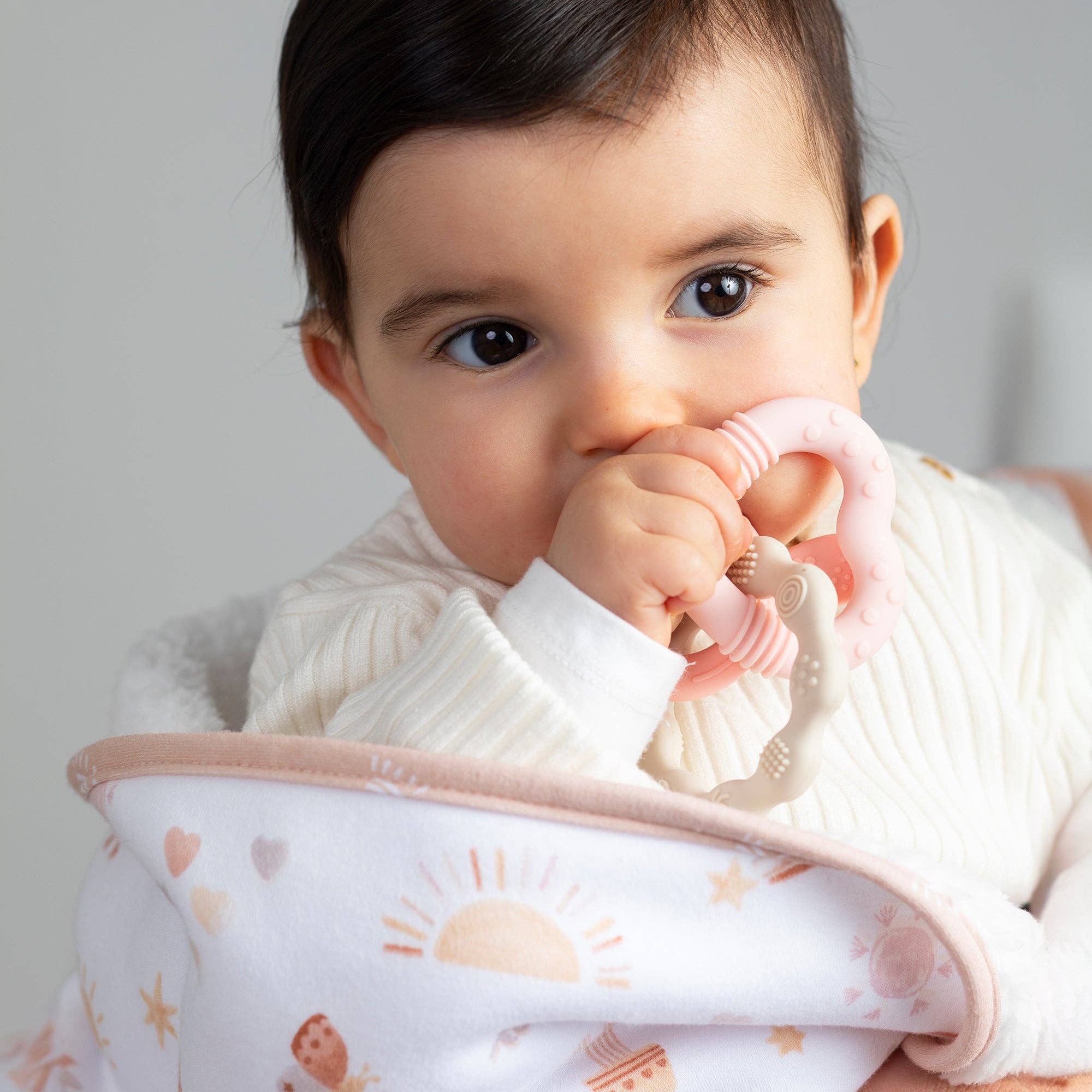 Living Textiles Jersey Sherpa Blanket Bohemian Bliss