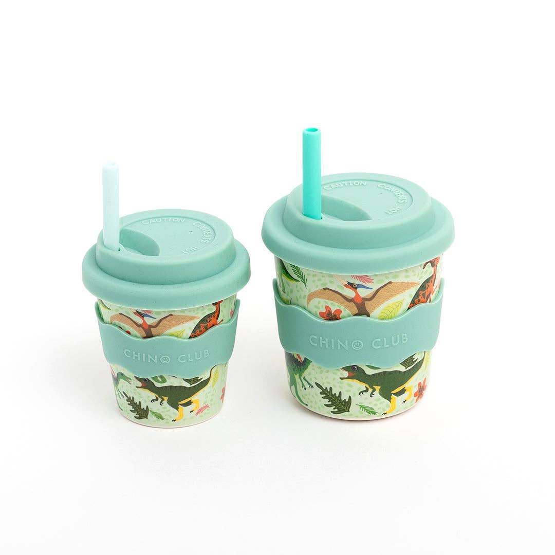 Chino Club | Green Dino Kids Keep Cup 8 oz