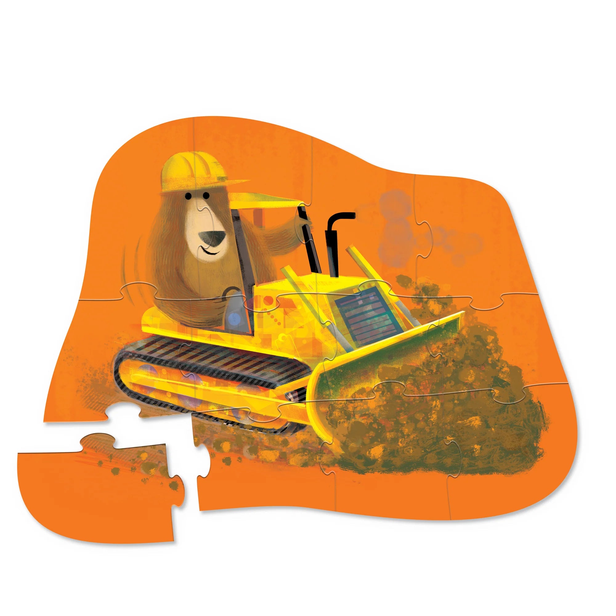 Crocodile Creek Mini Puzzle Go Mister Bear 12pc