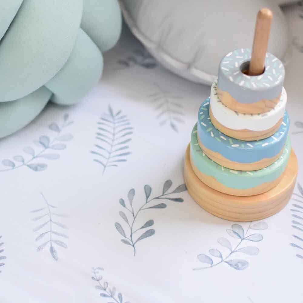 Snuggle Hunny - Wild Fern Fitted Cot Sheet