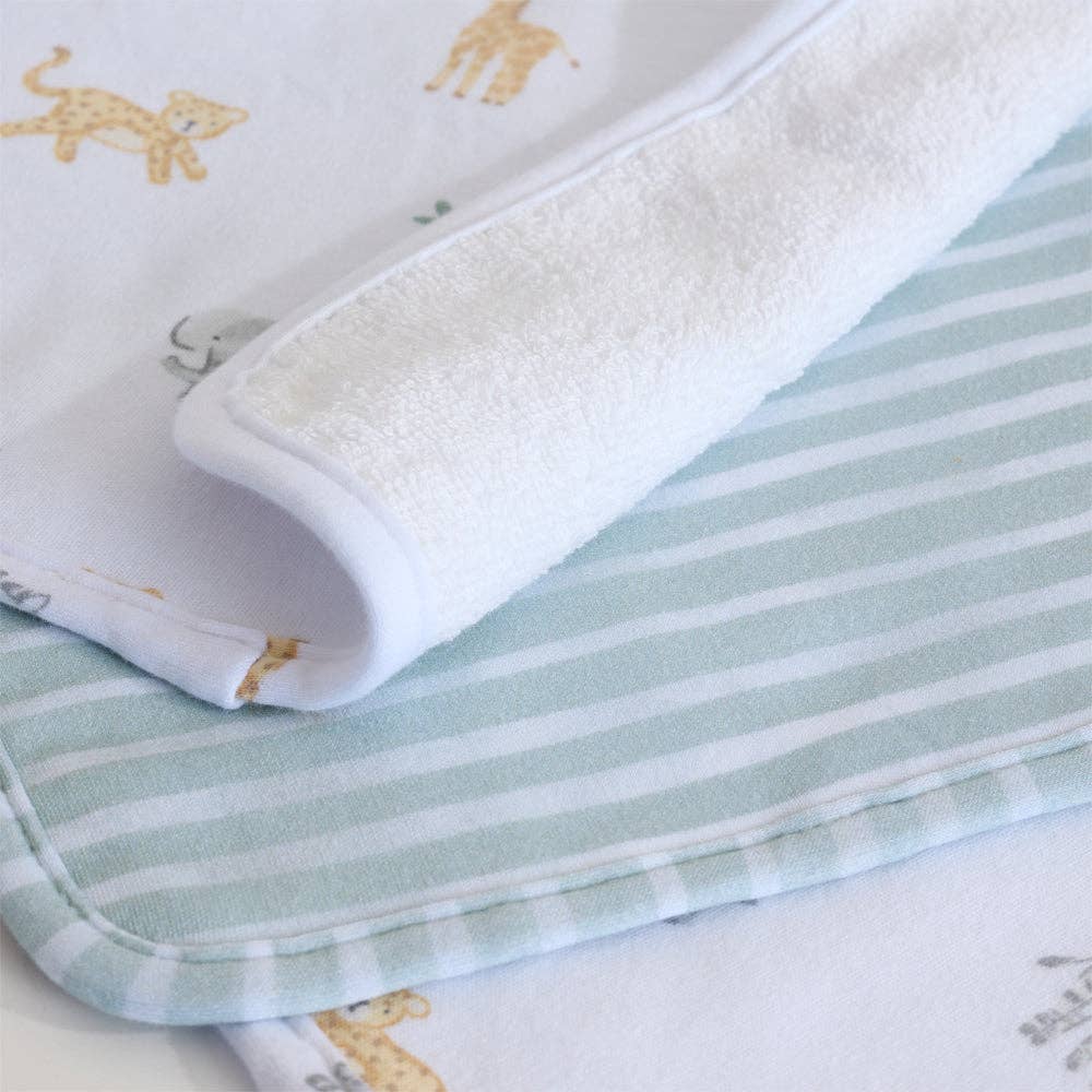 Living Textiles 3 Pack Organic Wash Cloths| Roam & Roar