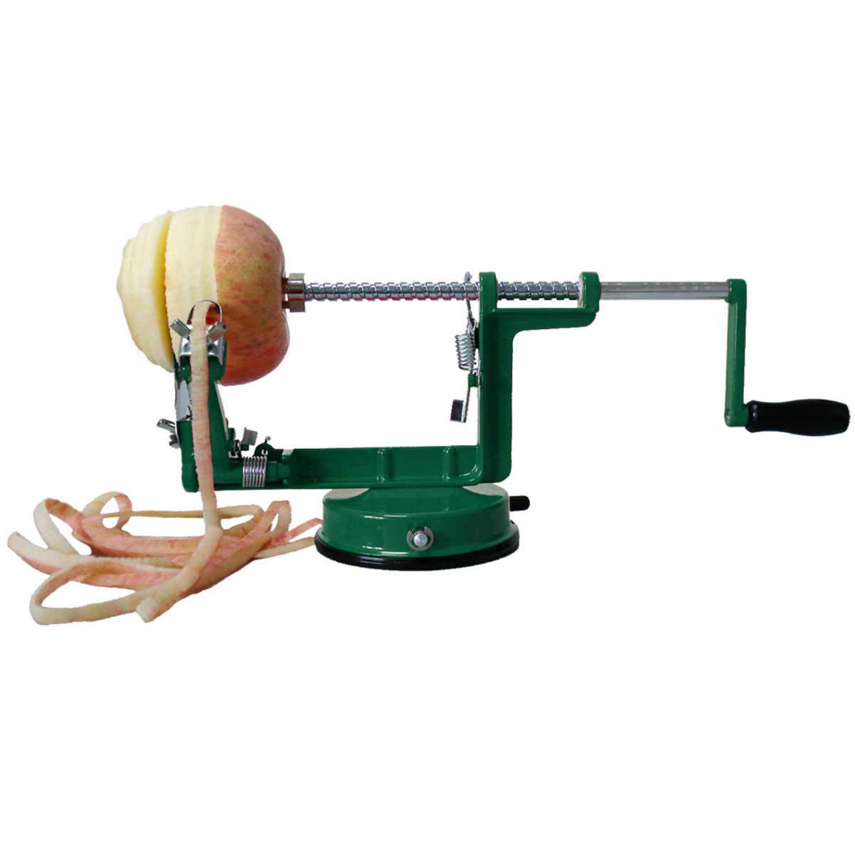 Appetito Apple Peeler/Corer w/Suction Base Green